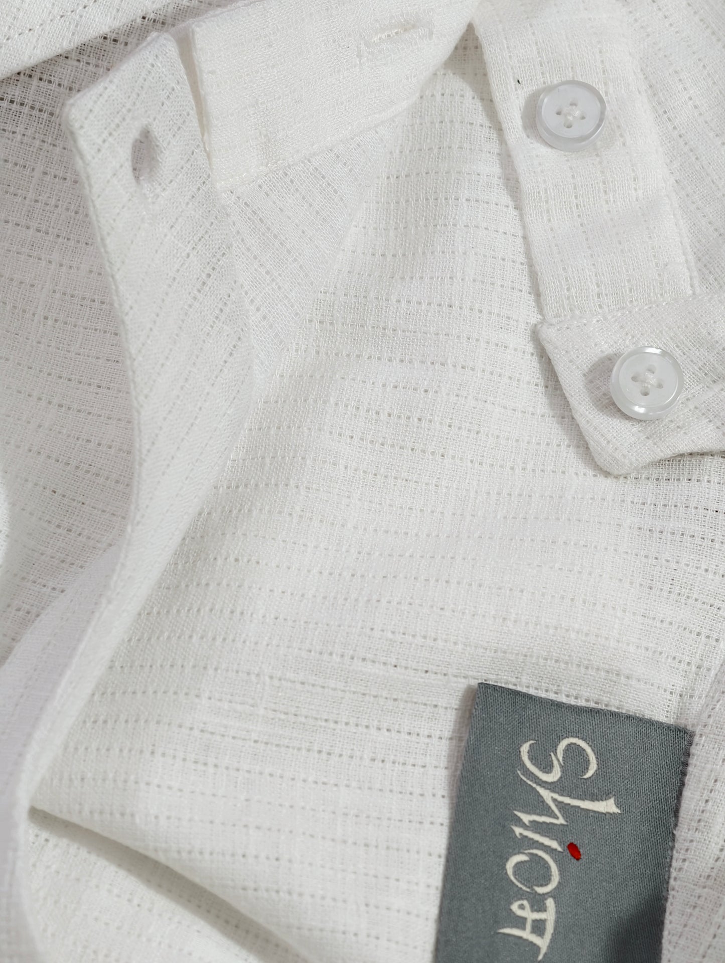 Men’s Dual-Tone Asymmetrical Dull Pink and White Premium Cotton Shirt