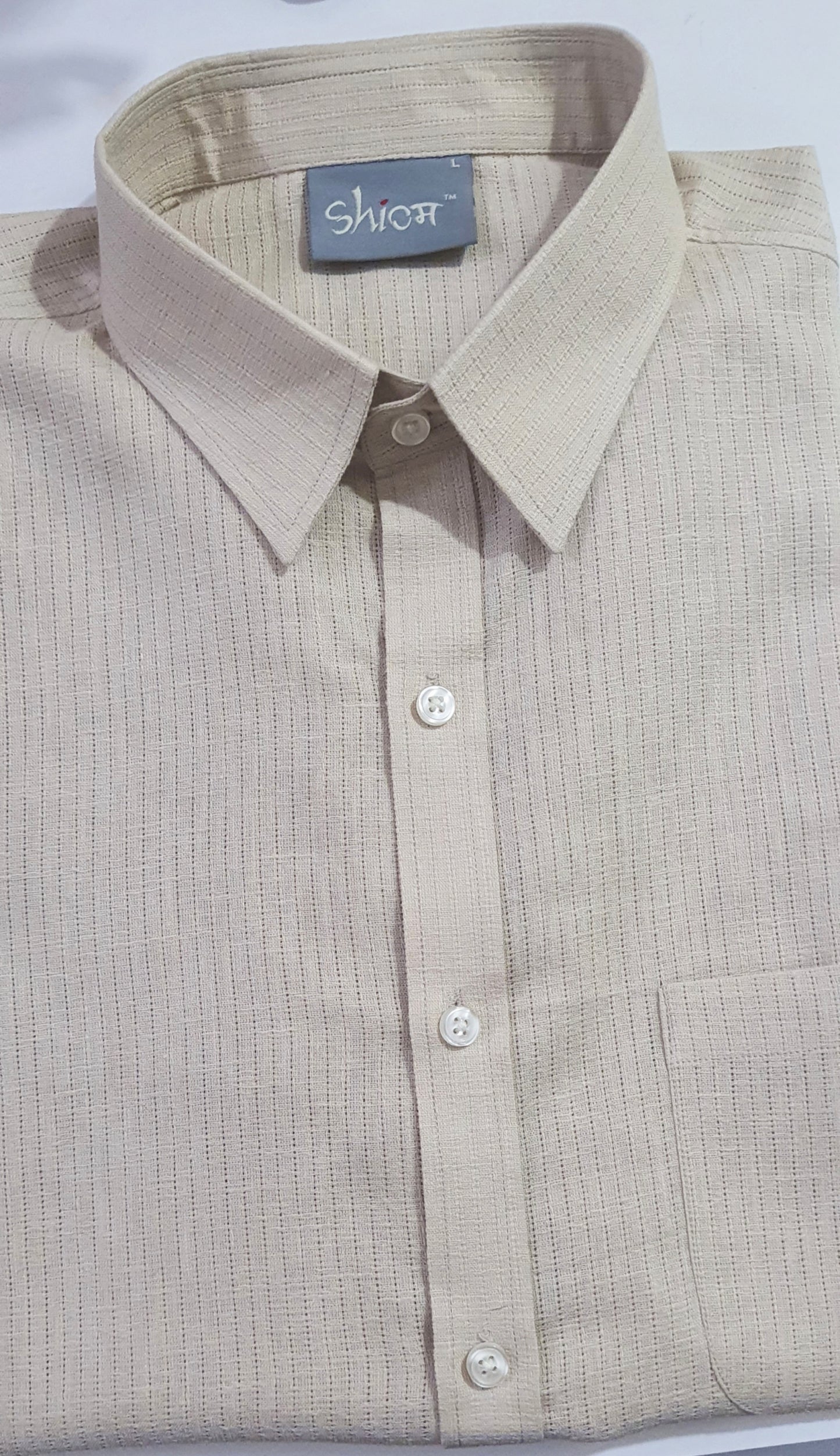 Men's Premium Soft Cotton Full Sleeves Formal Collar Shirt