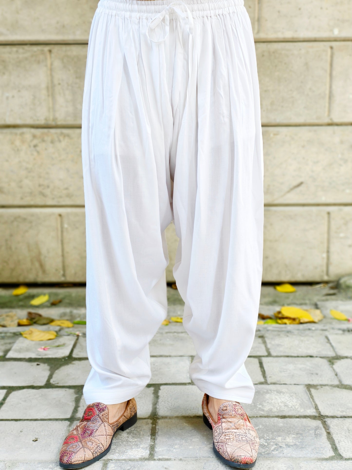 Men’s White Dhoti Salwar Pants | Ethnic Bottom Wear