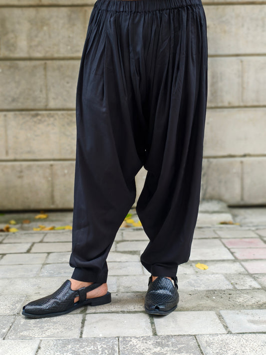 Men’s Black Dhoti Salwar Pants | Ethnic Bottom Wear